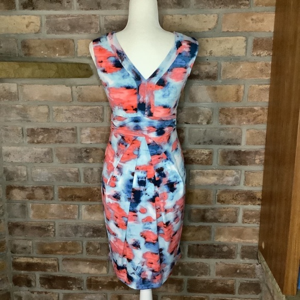 SIMPLY VERA VERA WANG Watercolor Jersey Dress